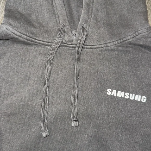 Samsung Black Hooded Sweatshirt with Small Chest Logo - Picture 5 of 10
